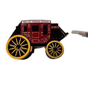 Wells Fargo Union Trust 2014 Cast Iron 1852 Stage Coach Metal Coin Piggy Bank